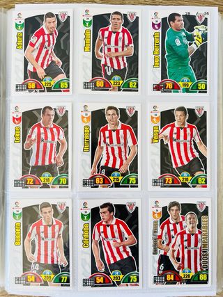 Lote 19 cromos Athletic Bilbao Adrenalyn 2017-18