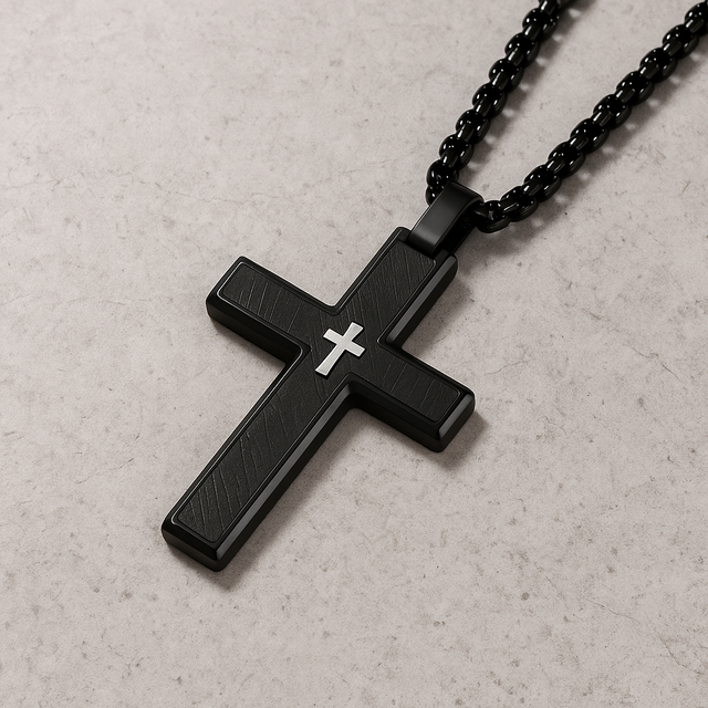 Colgante Crux Fortis – Fe y Fortaleza Interior