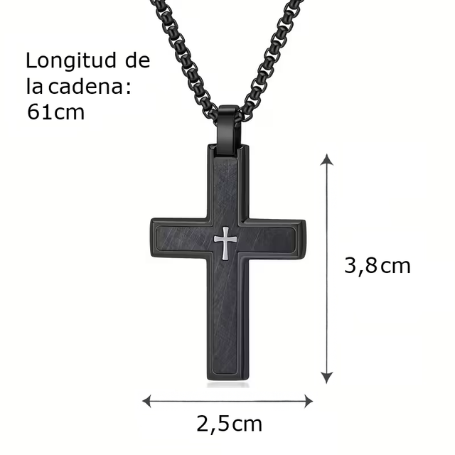 Colgante Crux Fortis – Fe y Fortaleza Interior