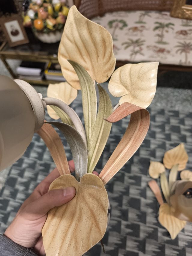 2 Apliques Vintage Flor