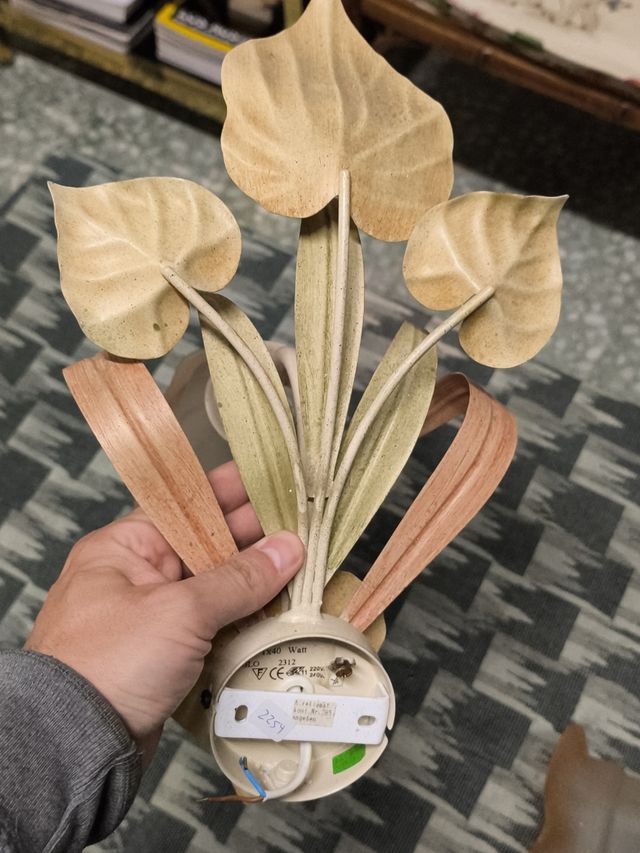 2 Apliques Vintage Flor