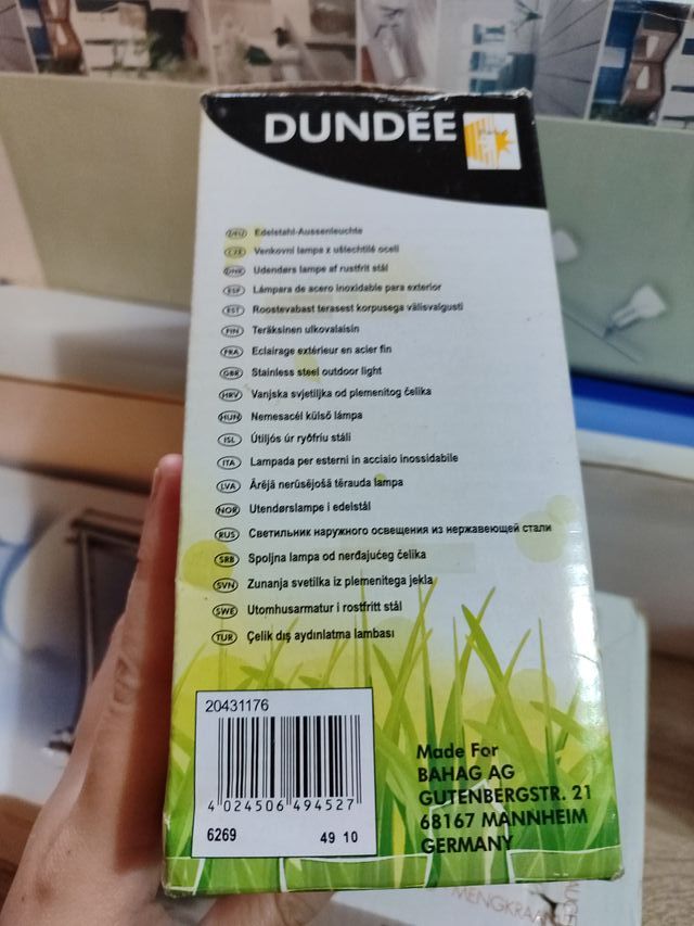 Aplique Lámpara STARLUX DUNDEE Exterior