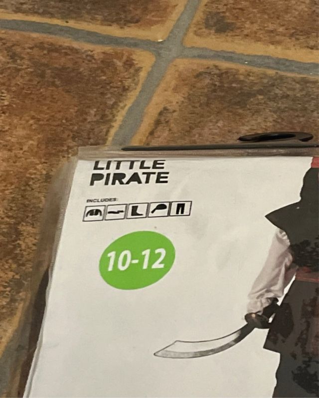 Disfraz Pirata Party Fiesta Talla 10-12