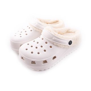 Zuecos blancos invierno talla 36-41