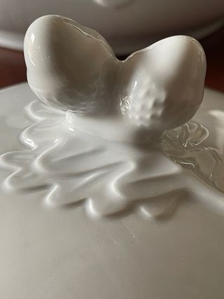 Zuppiera Fontebasso vintage in porcellana