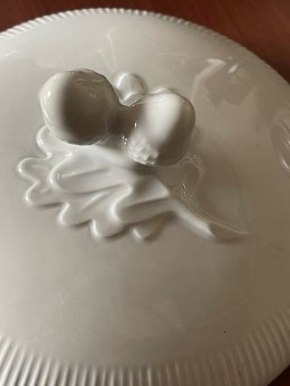 Zuppiera Fontebasso vintage in porcellana