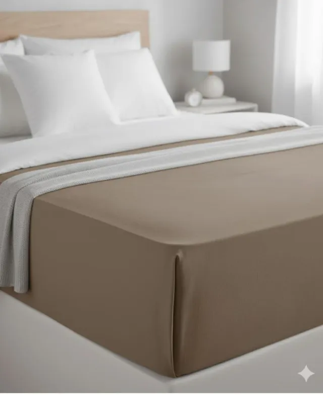 3 Sábanas Bajeras ajustables de Algodón 100% color