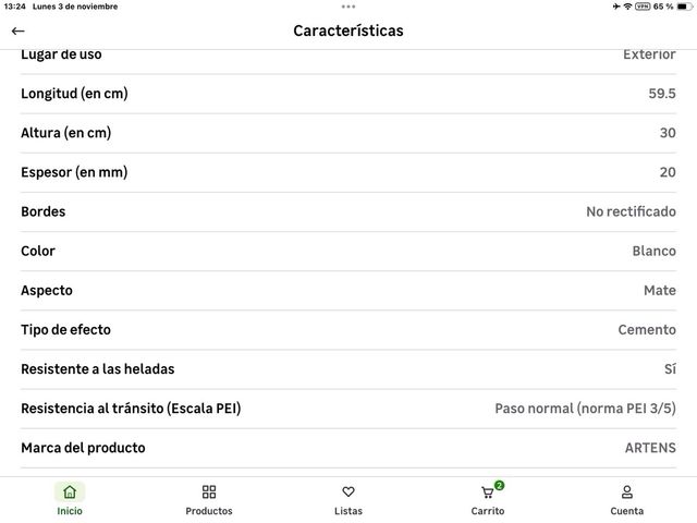 Gres porcelánico, 23 bordillos escalera Ext. 60x30