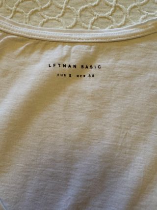 Camiseta tirantes LFTMAN blanca Talla S
