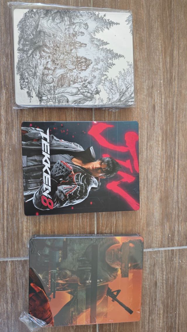 Steelbooks Tekken 8, O. Traveler 2, Black Ops 6