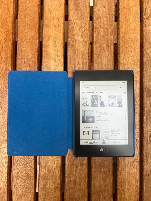Kindle Paperwhite 10ª Geração c/ Capa Azul