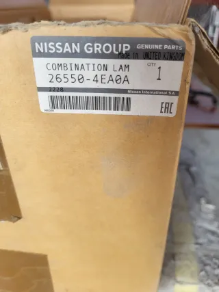 Fanale Posteriore Destro Nissan Qashqai 2014.