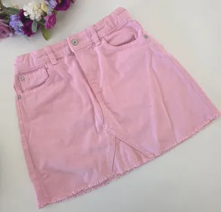 Falda vaquera Rosa para Niña