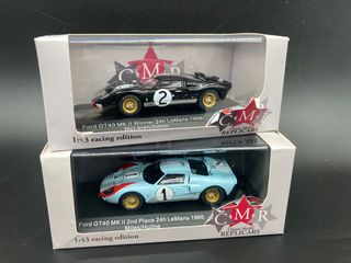 Pack 2 Coches Ford GT40 Le Mans 1966 CMR