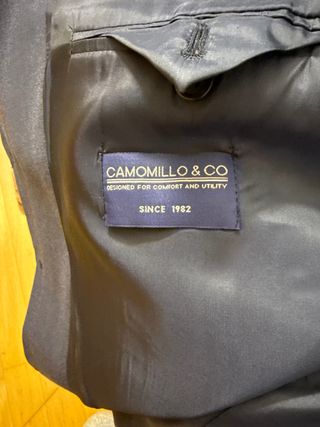 Traje de caballero azul marino 3 piezas