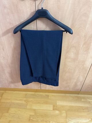 Traje de caballero azul marino 3 piezas