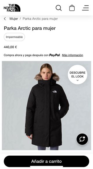 Parka Artic The North Face, Talla L