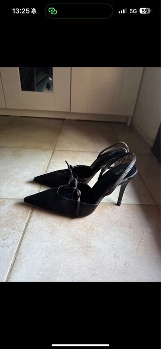 Scarpe con tacco Zara marroni