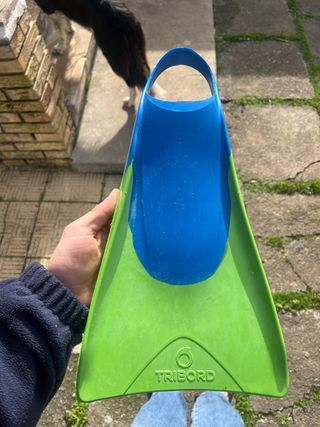 Aleta Bodyboard Tribord Azul/Verde