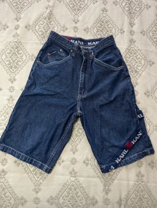 Bermuda Jeans Vintage Karl Kani Blu