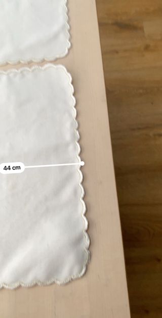 2 Individuais de Natal Bordados