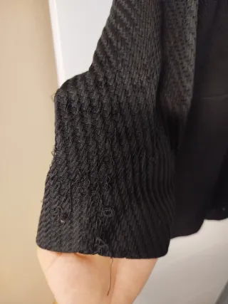 Abrigo Mango Mujer Negro