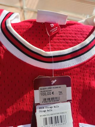 Camiseta NBA Chicago Bulls Dennis Rodman #91 Talla