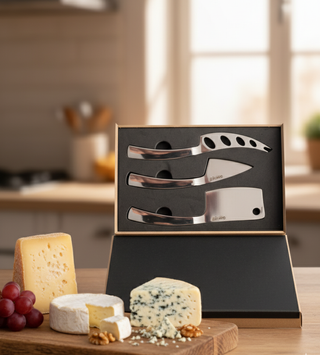 Set di 3 coltelli da formaggio professionali