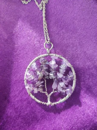 Collana Albero della Vita Ametista