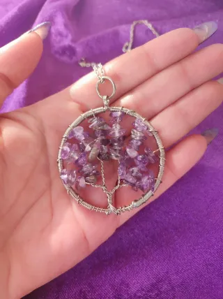 Collana Albero della Vita Ametista