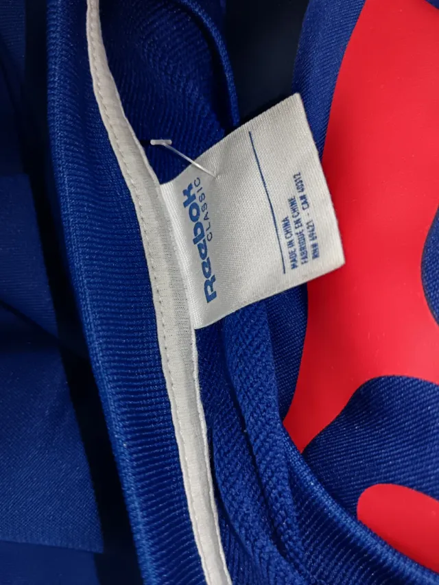 Felpa Reebok Vintage Blu/Rosso