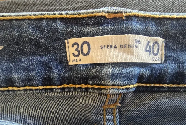 Pantalón vaquero mujer talla M/40