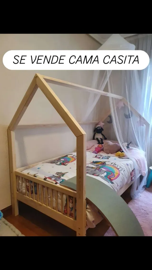 Cama Casita Infantil Madera