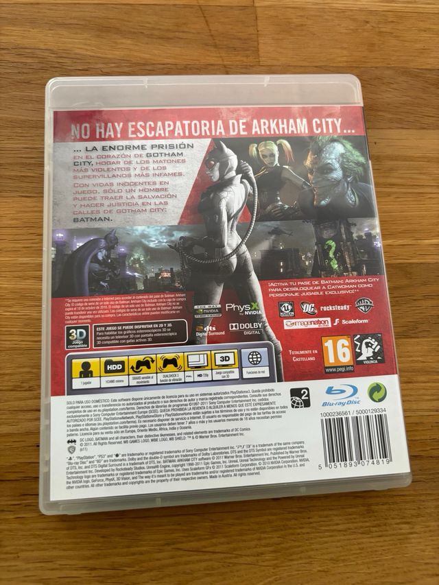 Videojuego BATMAN Arkham City PS3