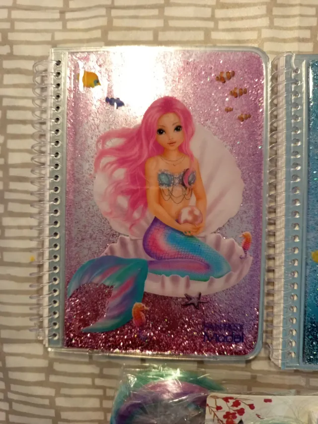 Libretas Sirena con Purpurina