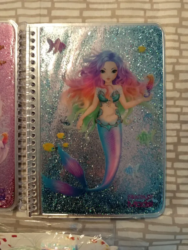 Libretas Sirena con Purpurina