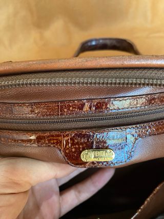 Borsa Fendi vintage pelle marrone