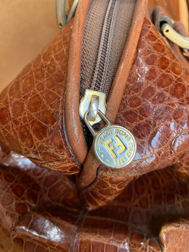 Borsa Fendi vintage pelle marrone