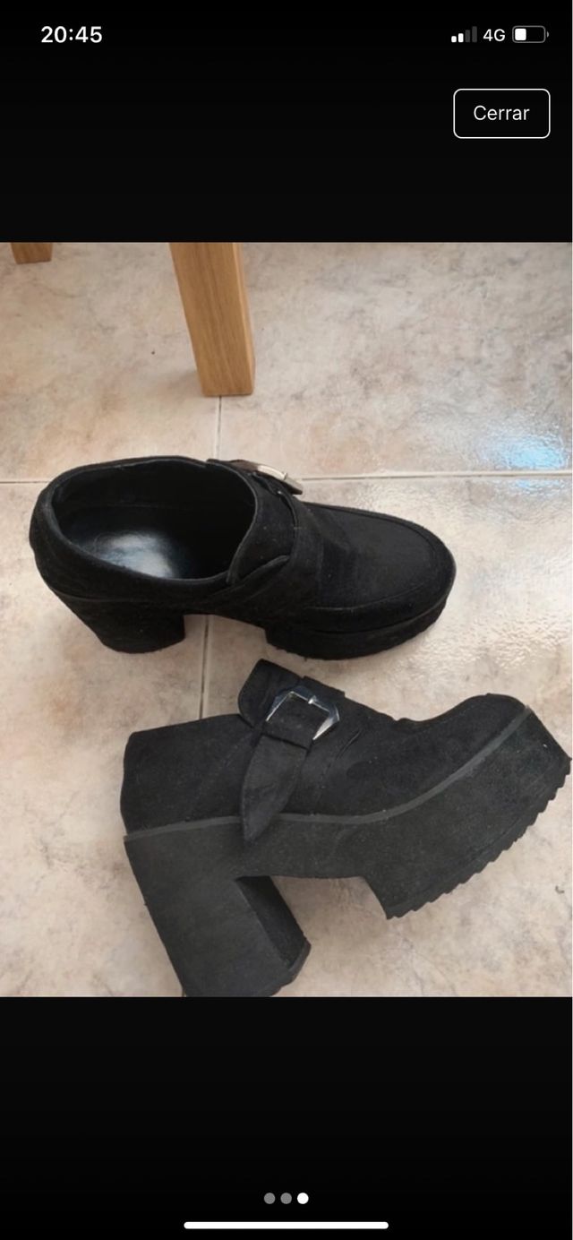 Zuecos Tacon Bosanova negros talla 36