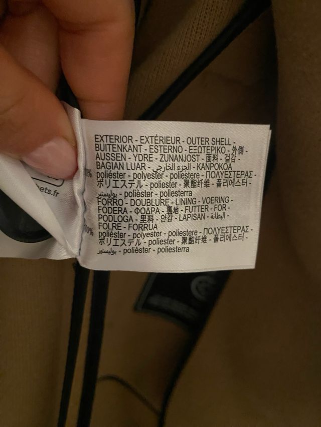 Abrigo Zara Beige Largo