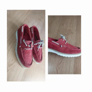 Mocassini Uomo Lavorazione Italiana N.42 Rossi