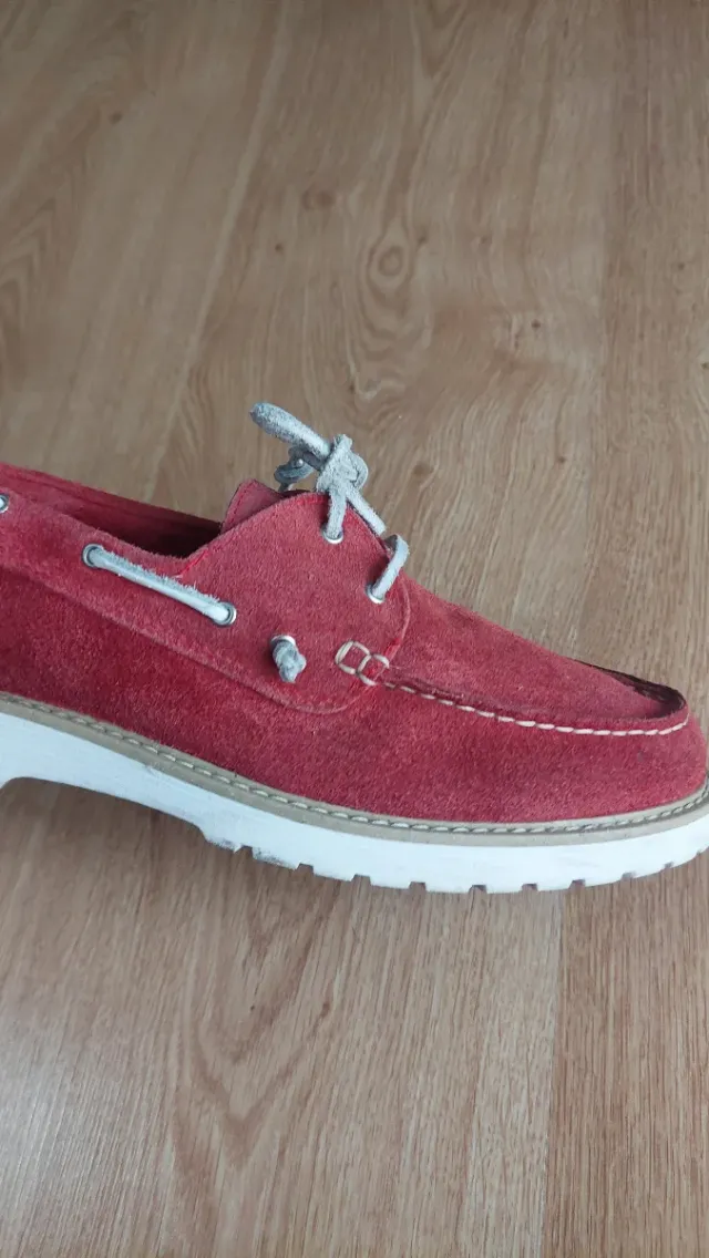 Mocassini Uomo Lavorazione Italiana N.42 Rossi