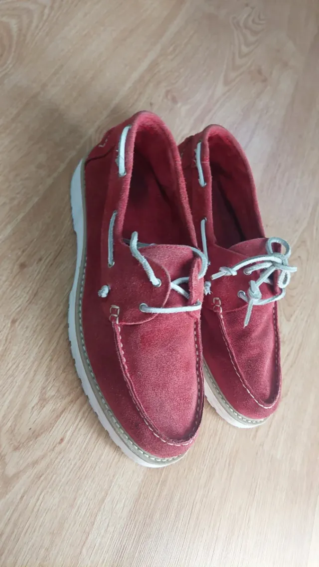 Mocassini Uomo Lavorazione Italiana N.42 Rossi