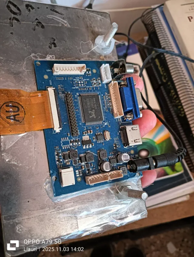 Pantalla 7 pulgadas LCD Raspberry Pi HDMI No touch