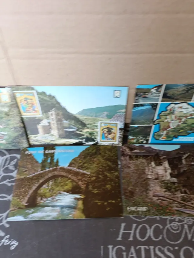 7x Cartoline antiche di Andorra degli anni '70 e '80