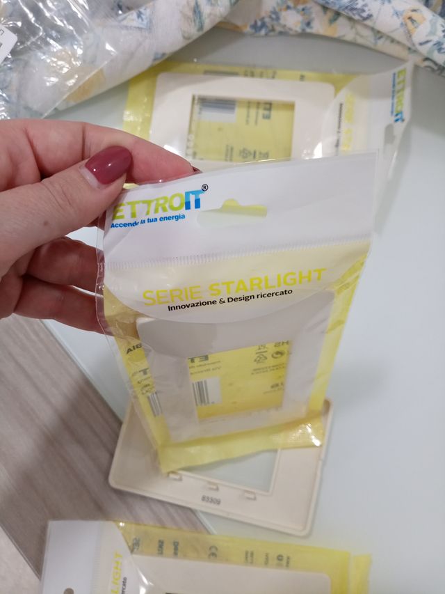 4 Placche Etroit Serie Starlight