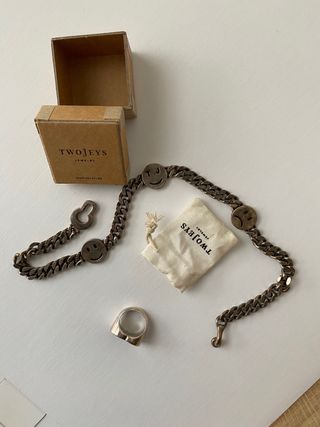 Conjunto Twojeys Collar y anillo talla 10