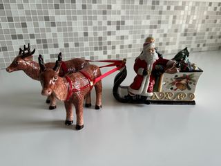 Villeroy Boch Babbo Natale con slitta e renne