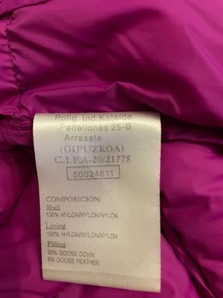 Plumas Ternua Negro y Rosa