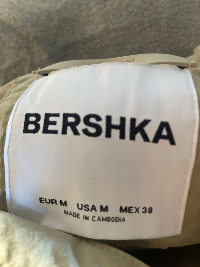 Abrigo borrego Bershka hombre talla M